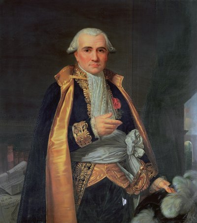 Porträt von Gaspard Monge (1746-1818), Graf von Peluse, ca. 1841 von Jean Claude Naigeon